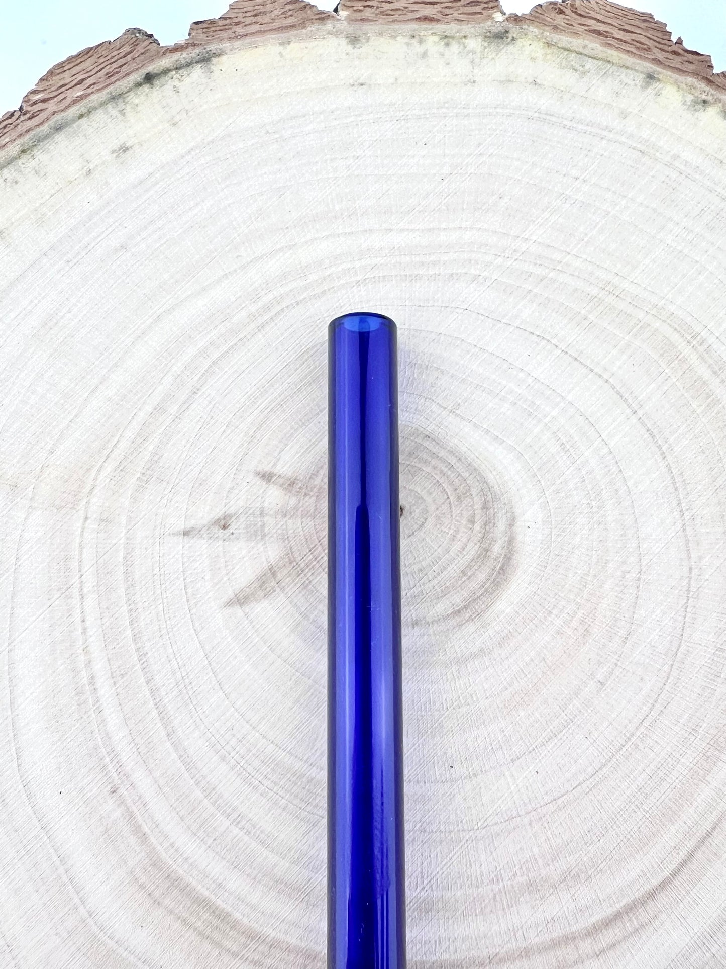 Blue GLASS STRAW - Blue Straws | Reusable Straws | Eco Friendly Straws | Tumbler Straws | Colored Straws | Glass Straws | Cocktail Straws