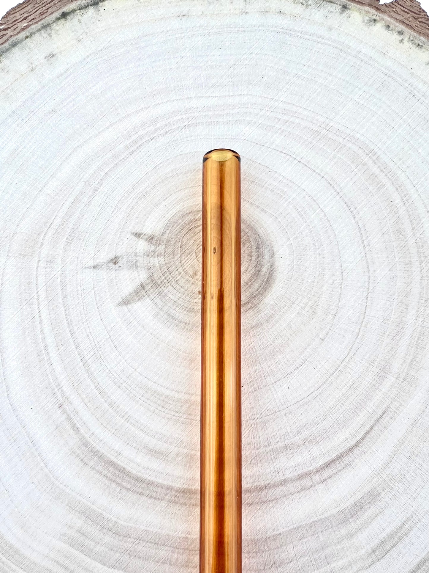 Amber GLASS STRAW - Amber Straws | Reusable Straws | Eco Friendly Straws | Tumbler Straws | Colored Straws | Glass Straws | Cocktail Straws