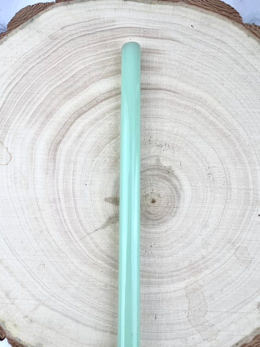 Mint Green GLASS STRAW - Mint Green Straws | Reusable Straws | Eco Friendly Straws | Tumbler Straws | Colored Straws | Glass Straws | Cocktail Straws