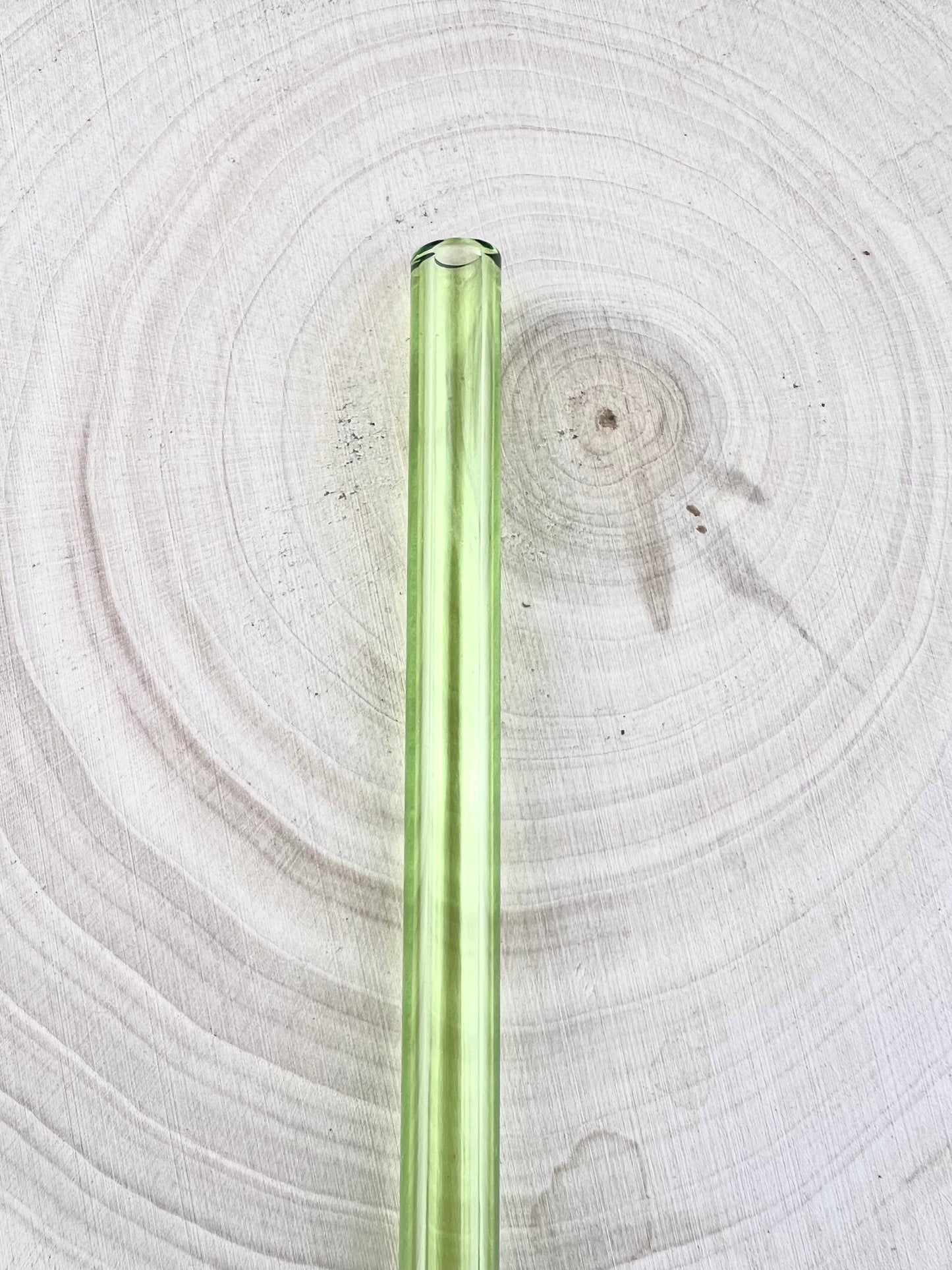 Lime Green GLASS STRAW - Lime Green Straws | Reusable Straws | Eco Friendly Straws | Tumbler Straws | Colored Straws | Glass Straws | Cocktail Straws