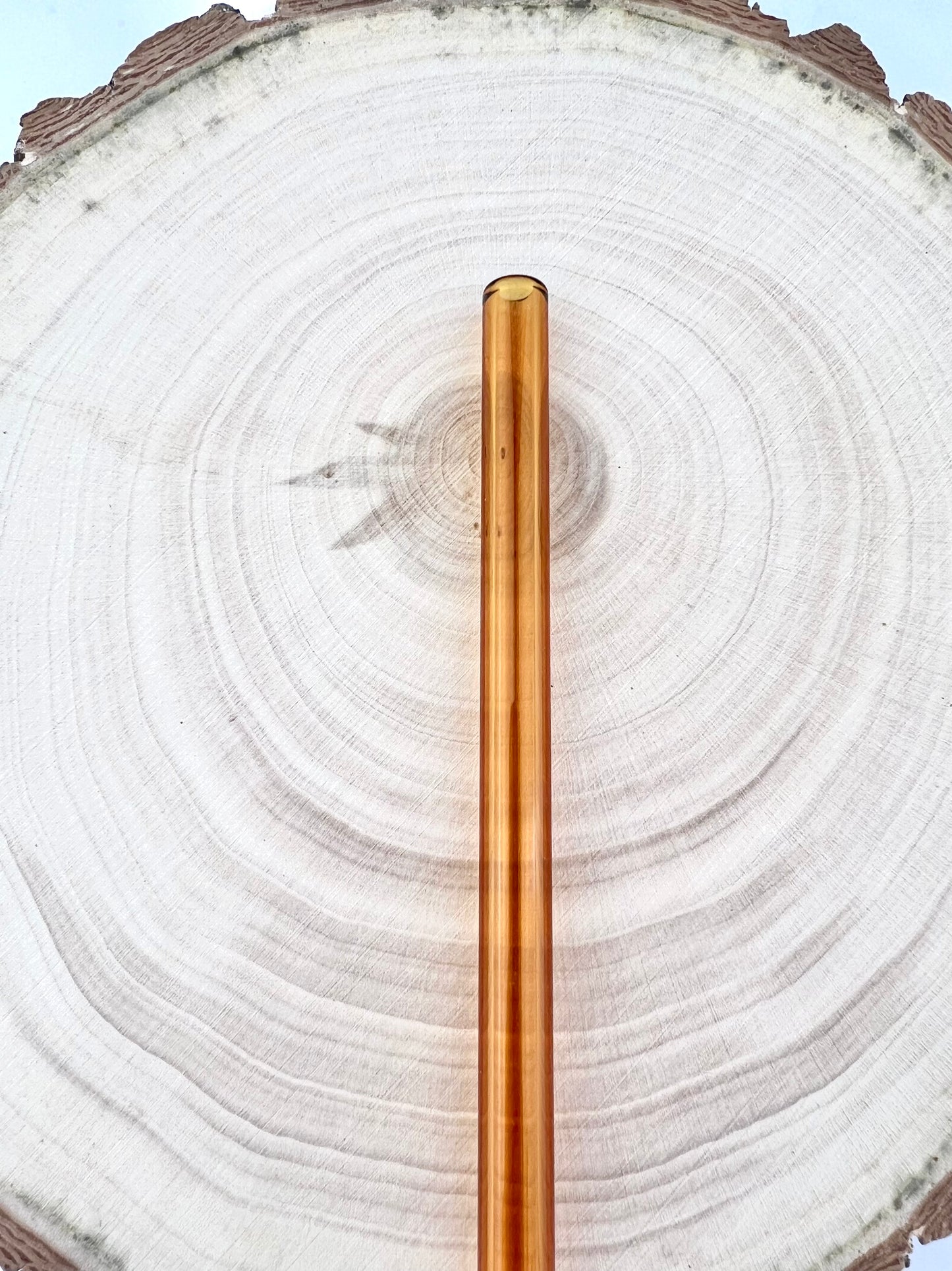 Amber GLASS STRAW - Amber Straws | Reusable Straws | Eco Friendly Straws | Tumbler Straws | Colored Straws | Glass Straws | Cocktail Straws