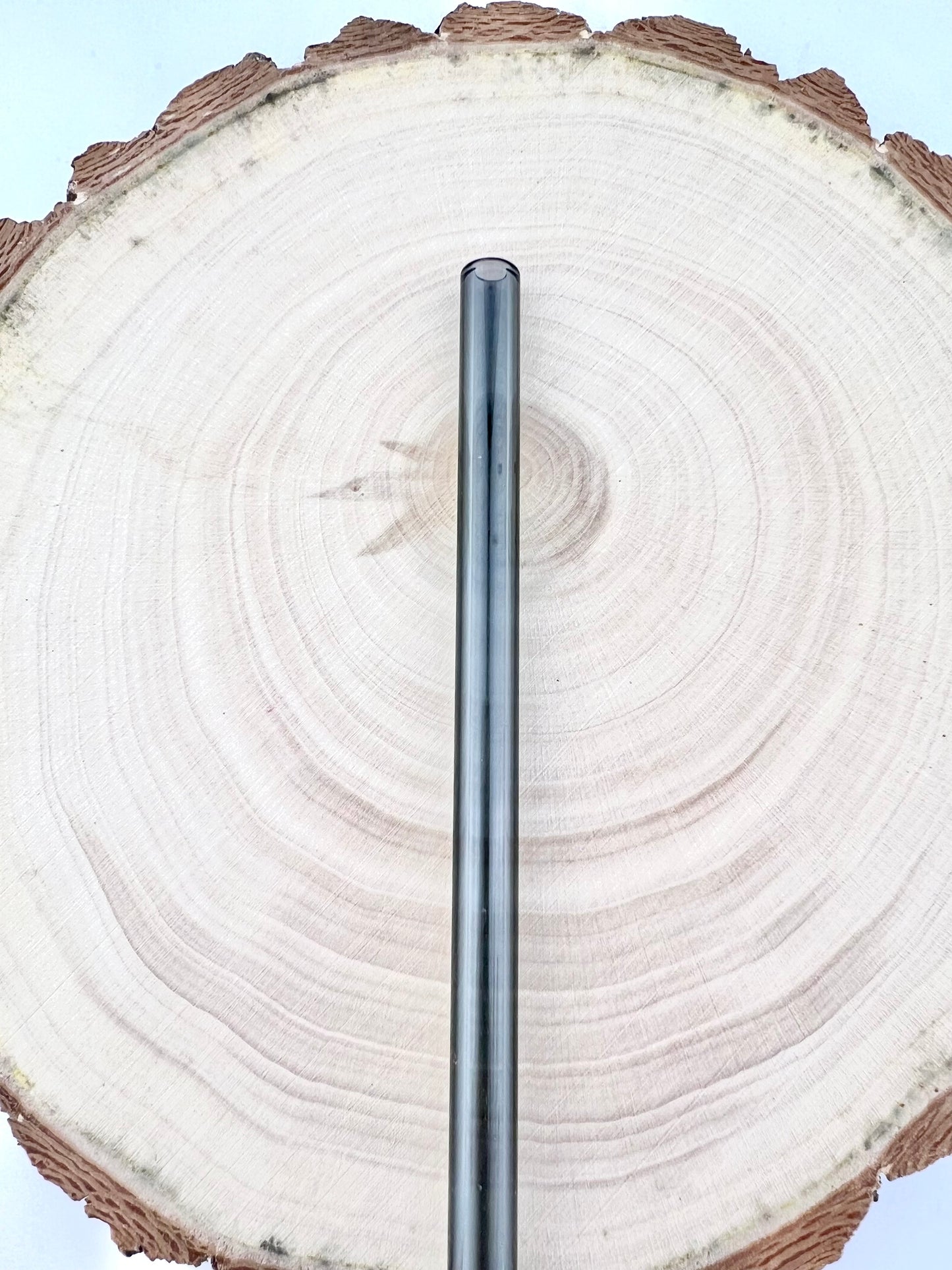 Gray GLASS STRAW - Gray Straws | Reusable Straws | Eco Friendly Straws | Tumbler Straws | Colored Straws | Glass Straws | Cocktail Straws
