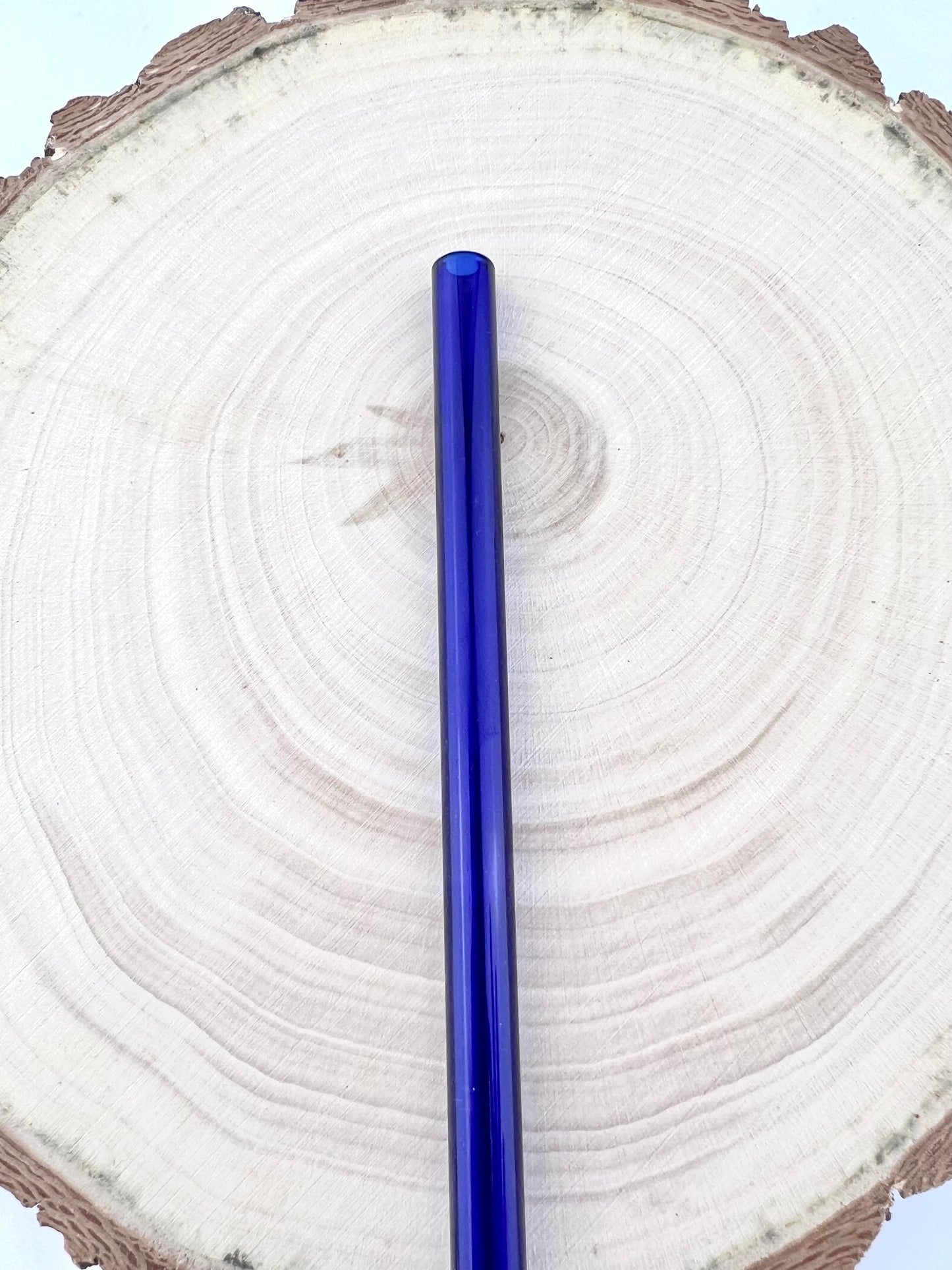 Blue GLASS STRAW - Blue Straws | Reusable Straws | Eco Friendly Straws | Tumbler Straws | Colored Straws | Glass Straws | Cocktail Straws