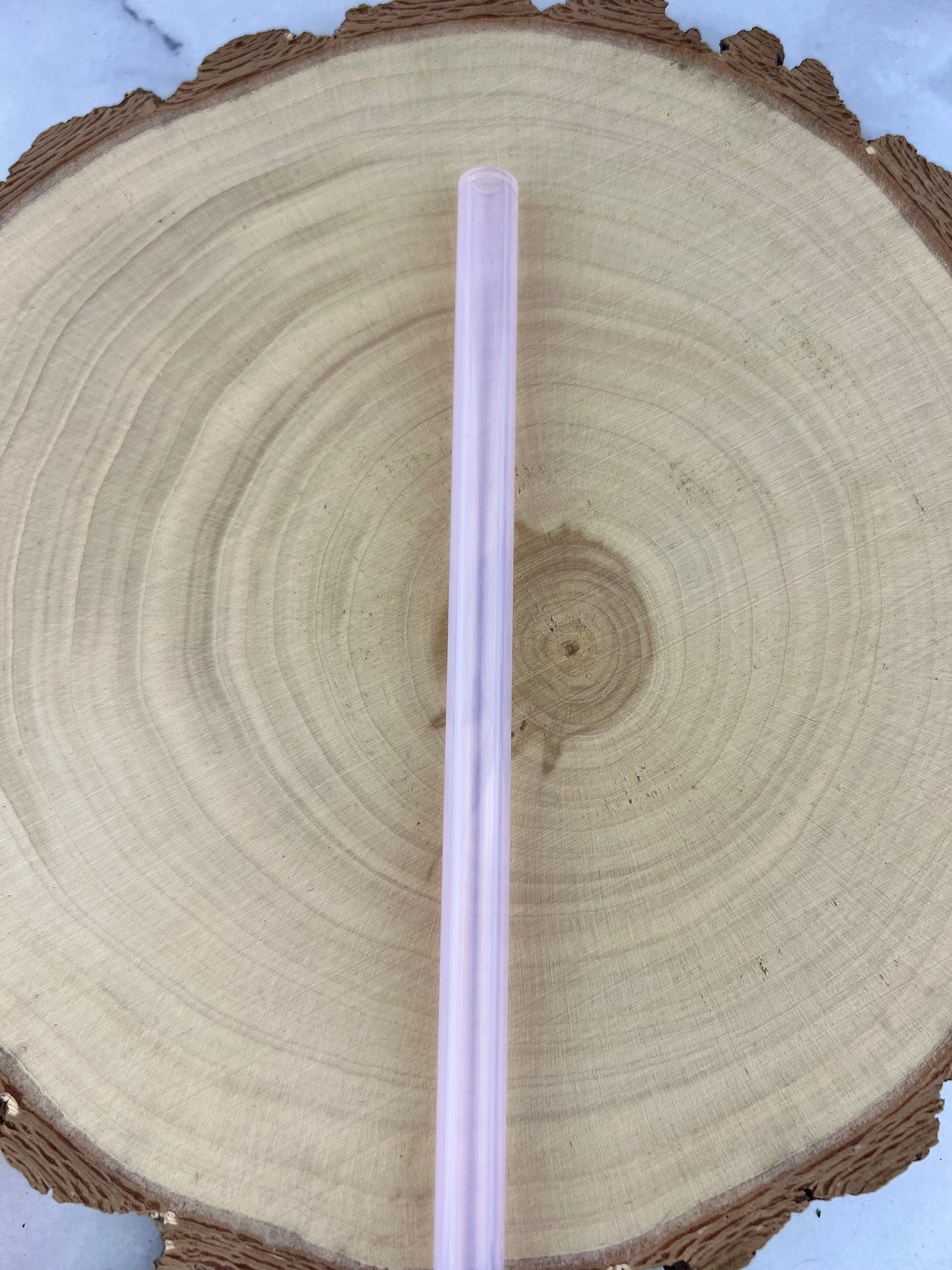 Iridescent Pink GLASS STRAW - Iridescent Pink Straws | Reusable Straws | Eco Friendly Straws | Tumbler Straws | Colored Straws | Glass Straws | Cocktail Straws