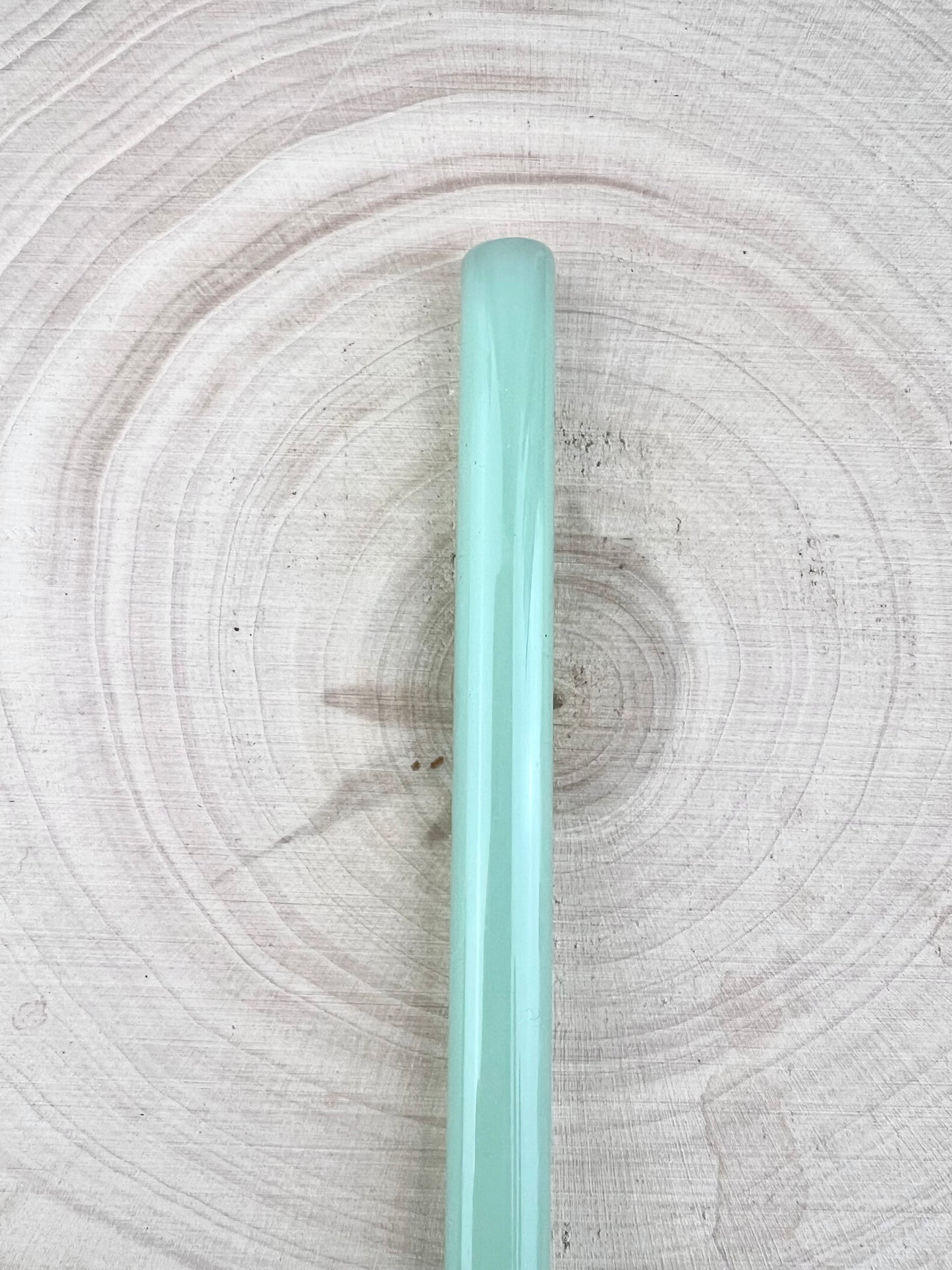 Mint Green GLASS STRAW - Mint Green Straws | Reusable Straws | Eco Friendly Straws | Tumbler Straws | Colored Straws | Glass Straws | Cocktail Straws