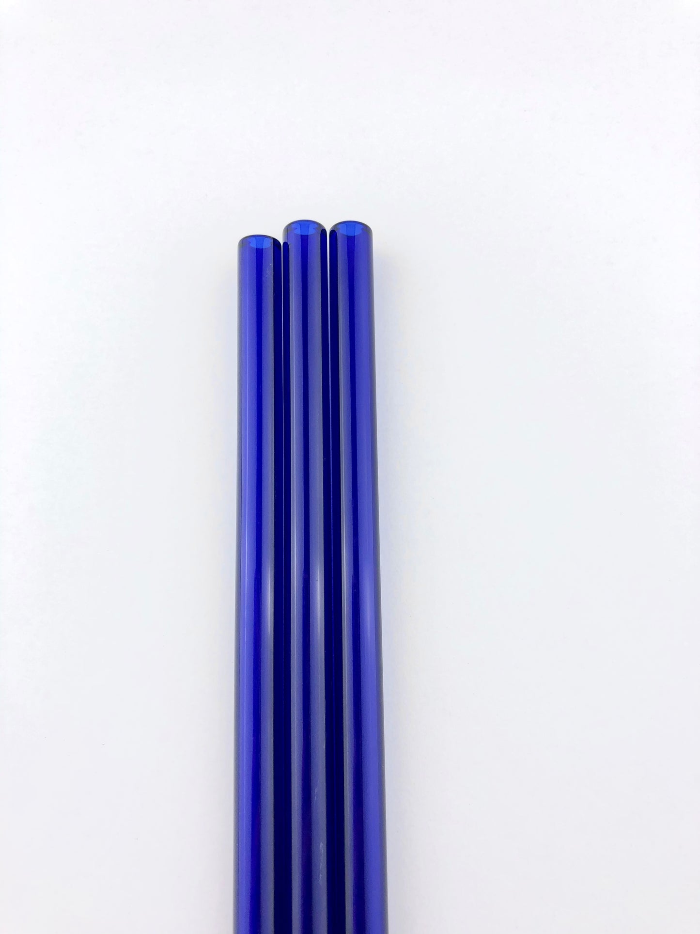 Blue GLASS STRAW - Blue Straws | Reusable Straws | Eco Friendly Straws | Tumbler Straws | Colored Straws | Glass Straws | Cocktail Straws