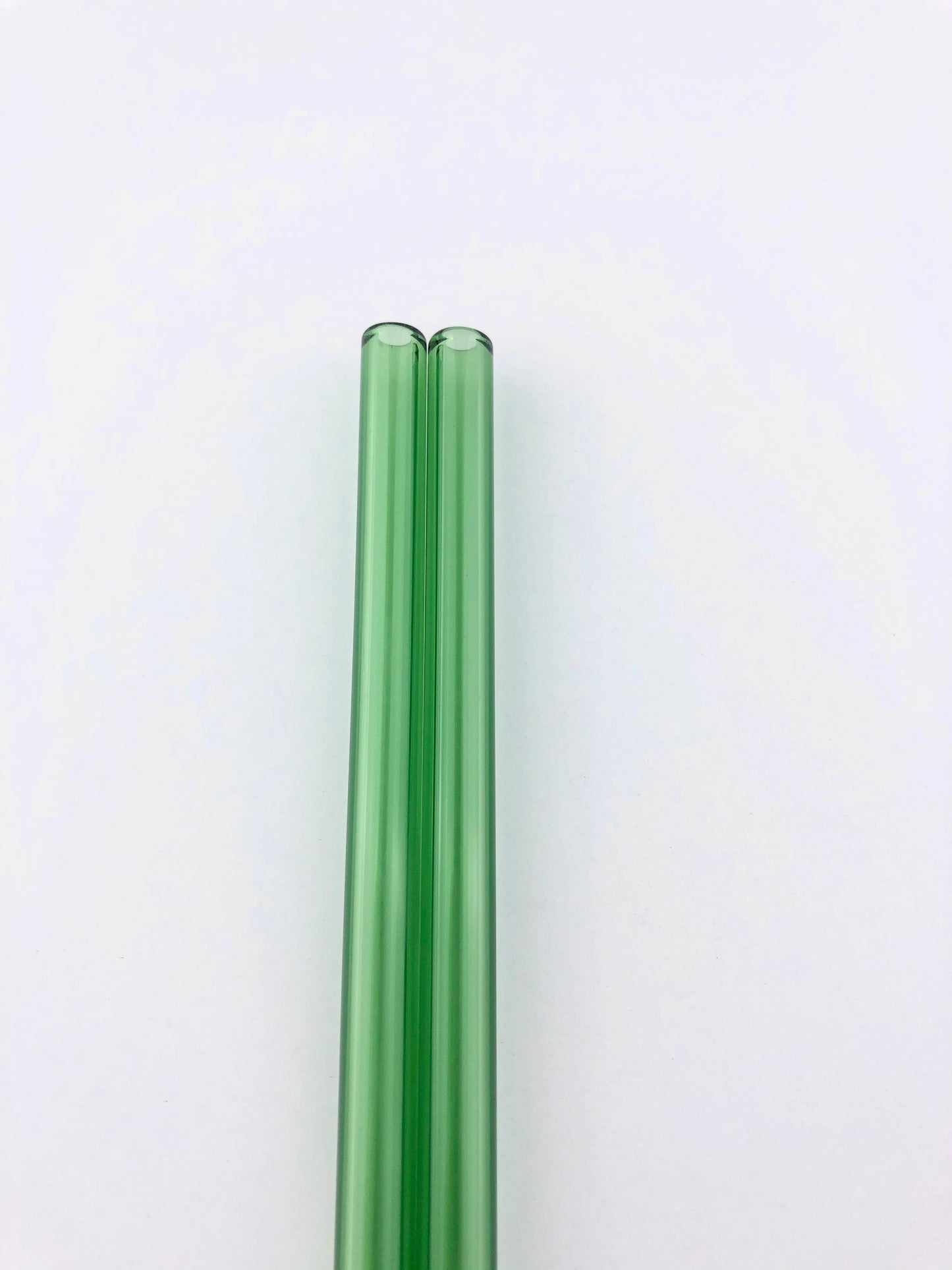 Green GLASS STRAW - Green Straws | Reusable Straws | Eco Friendly Straws | Tumbler Straws | Colored Straws | Glass Straws | Cocktail Straws