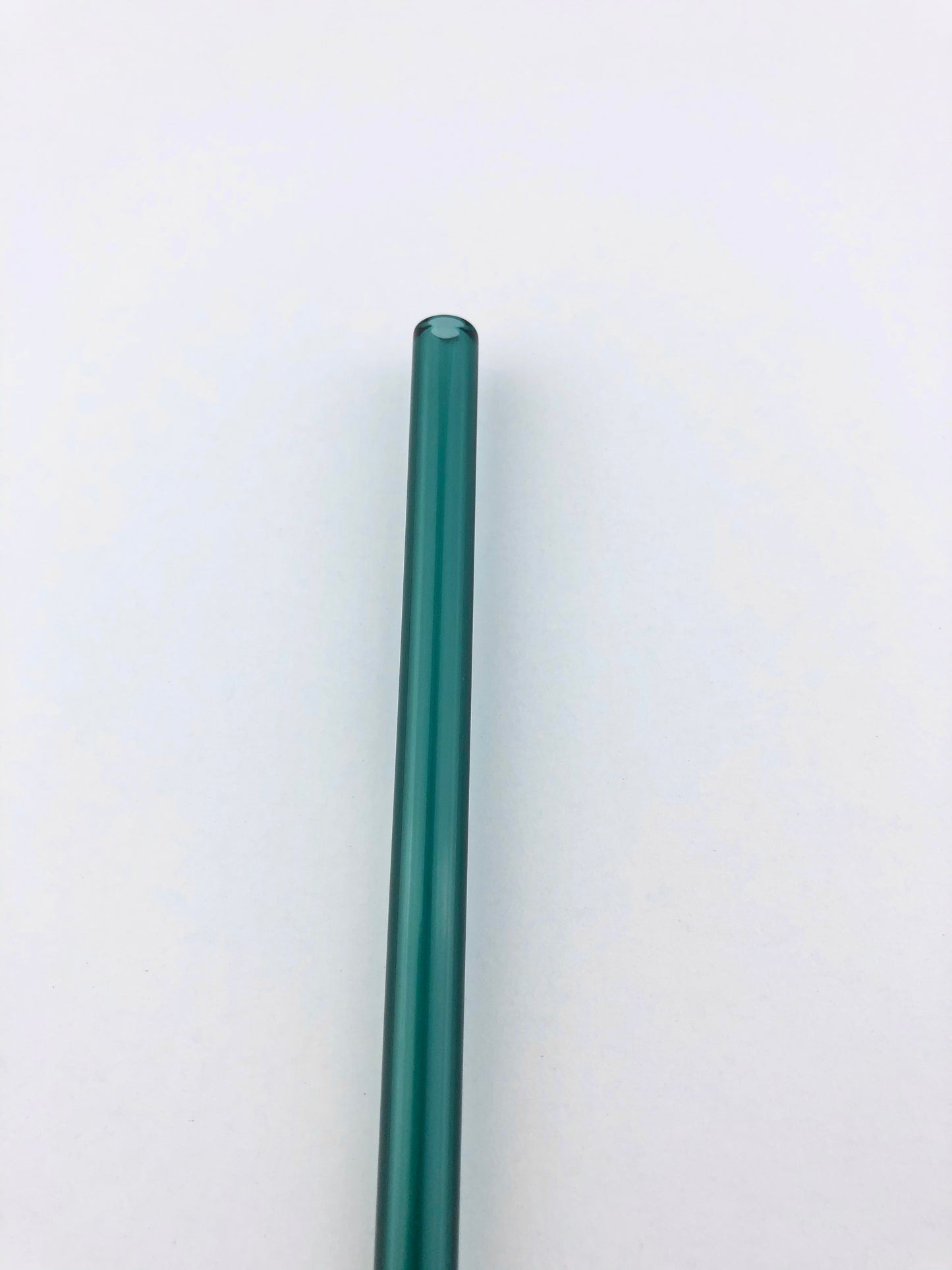 Teal GLASS STRAW - Teal Straws | Reusable Straws | Eco Friendly Straws | Tumbler Straws | Colored Straws | Glass Straws | Cocktail Straws