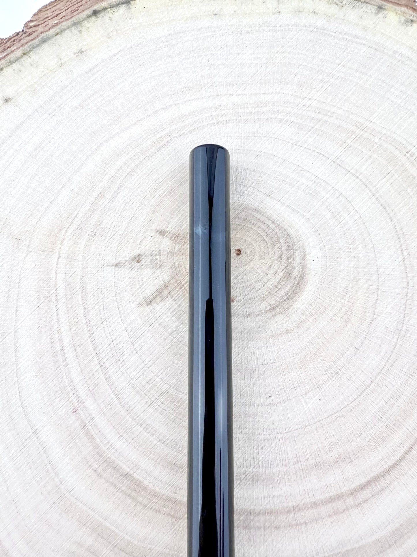 Black GLASS STRAW - Black Straws | Reusable Straws | Eco Friendly Straws | Tumbler Straws | Colored Straws | Glass Straws | Cocktail Straws