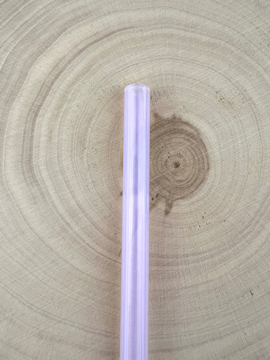 Iridescent Pink GLASS STRAW - Iridescent Pink Straws | Reusable Straws | Eco Friendly Straws | Tumbler Straws | Colored Straws | Glass Straws | Cocktail Straws