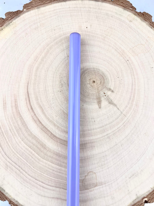Milky Purple GLASS STRAW - Milky Purple Straws | Reusable Straws | Eco Friendly Straws | Tumbler Straws | Colored Straws | Glass Straws | Cocktail Straws