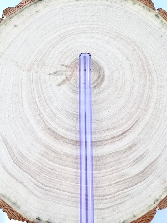 Purple GLASS STRAW - Purple Straws | Reusable Straws | Eco Friendly Straws | Tumbler Straws | Colored Straws | Glass Straws | Cocktail Straws