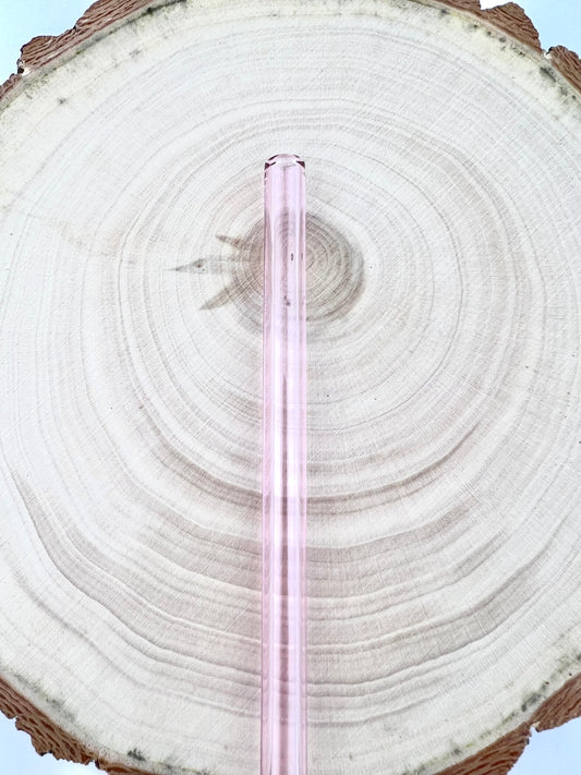 Pink GLASS STRAW - Pink Straws | Reusable Straws | Eco Friendly Straws | Tumbler Straws | Colored Straws | Glass Straws | Cocktail Straws